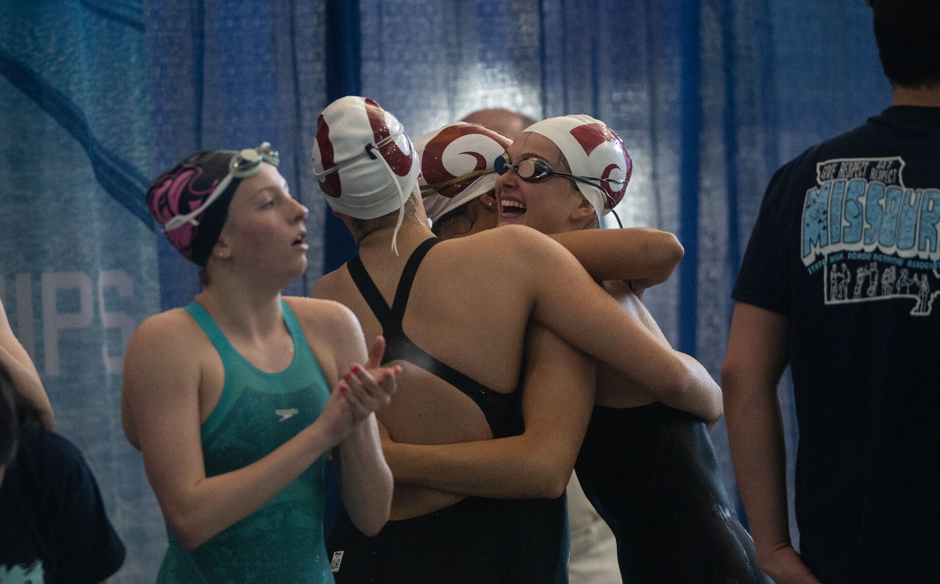 Class 2 girls swimming and diving championships
